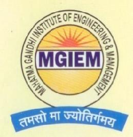 Mahatma Gandhi Institute Of Engineering & Management (MGIEM) Logo